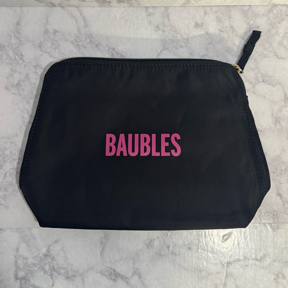 Kate Spade Black Nylon Bon Voyage Jewelry Pouch